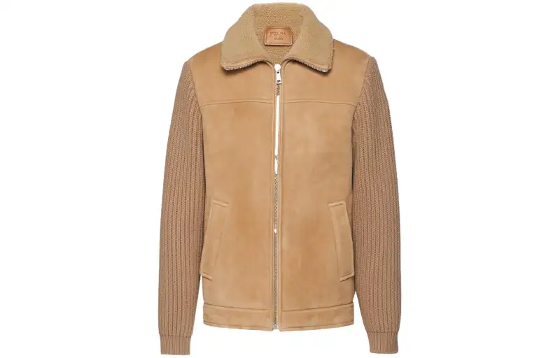 PRADA Jackets & Coats Men's Brown