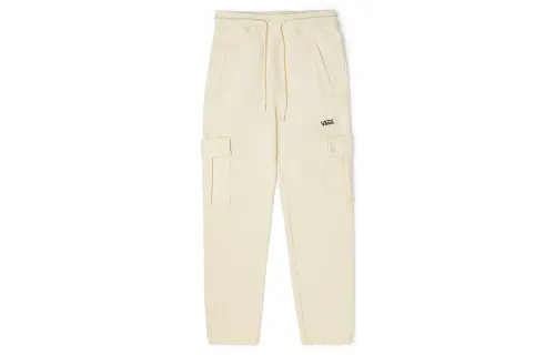 Vans Knitted Sweatpants Unisex Apricot Moderate Cuffed Pants