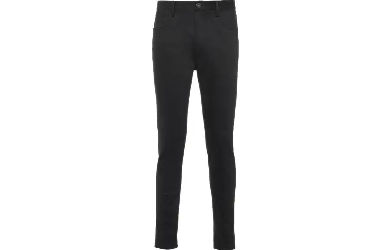 PRADA Jeans Men's Black Moderate Slim Fit Pants