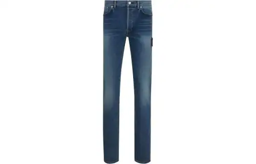 DIOR X Kenny Scharf Denim Cd Patch Jeans
