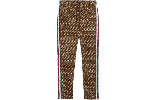 Burberry Knitted Sweatpants Men's Dark Brown