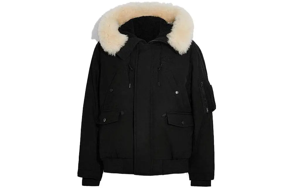 COACH SS23 Parka Coat Men's Black