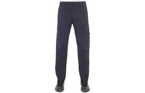 STONE ISLAND Cargo Pants Men's Marine Blue