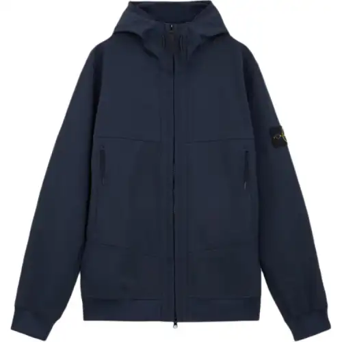 STONE ISLAND Zip Up Hooded Jacket