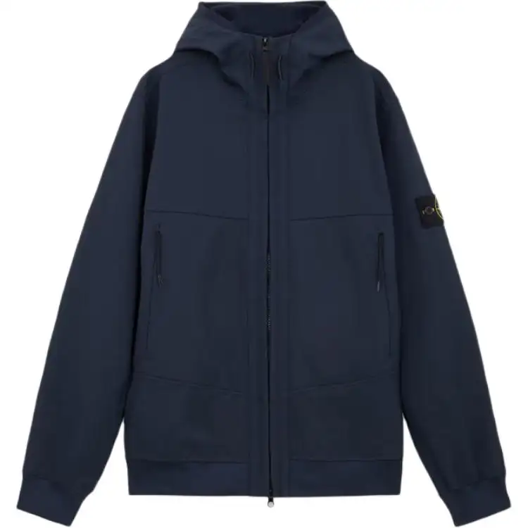 STONE ISLAND Zip Up Hooded Jacket