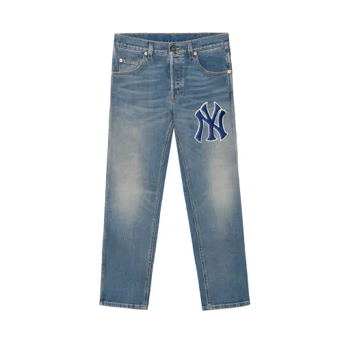GUCCI x Yankees Jeans Men's Blue