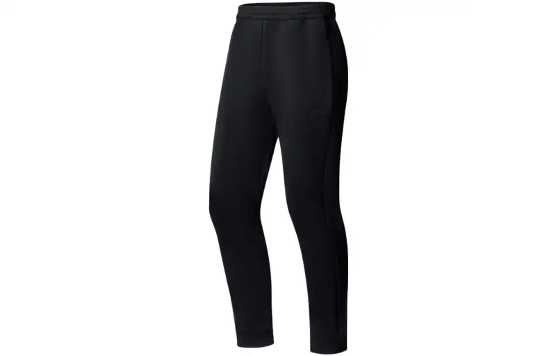 Li Ning Fitness Series Knitted Sweatpants Men's Black Moderate Cuffed Pants