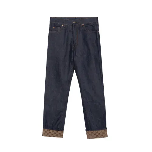 GUCCI FW22 Jeans Men's Dark Blue