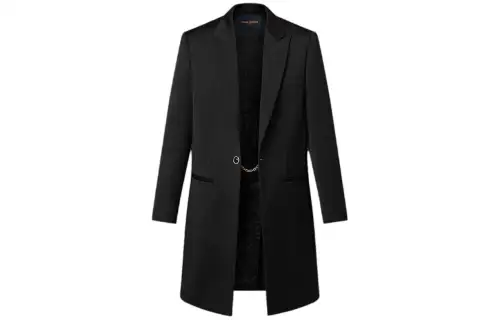 LOUIS VUITTON Jewel Button Tuxedo Coat