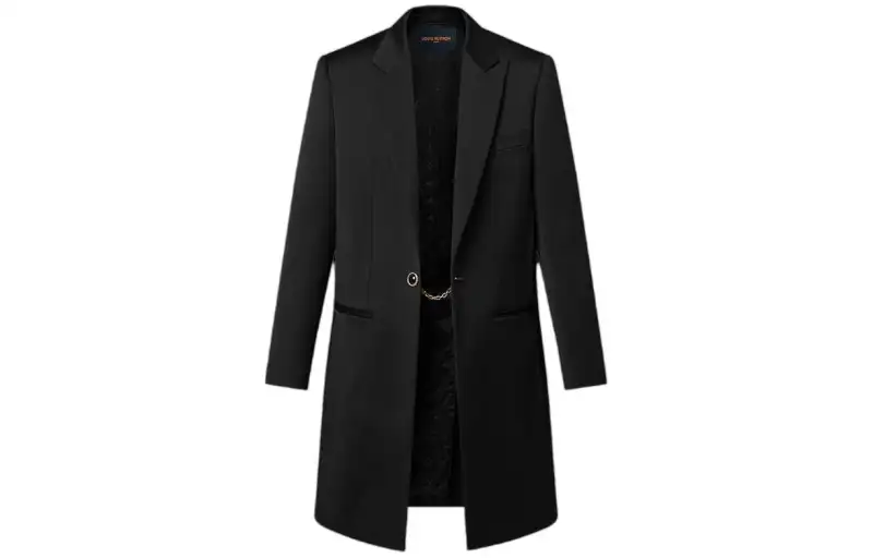 LOUIS VUITTON Jewel Button Tuxedo Coat