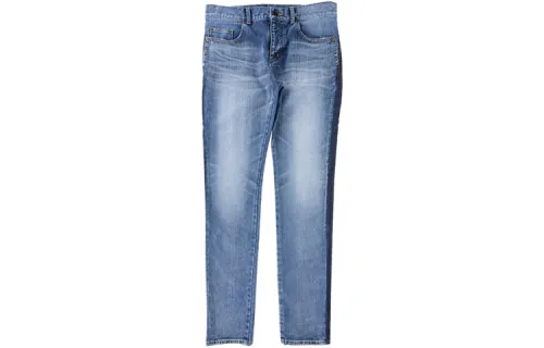 SAINT LAURENT Jeans Men's Blue Moderate Straight Fit Pants