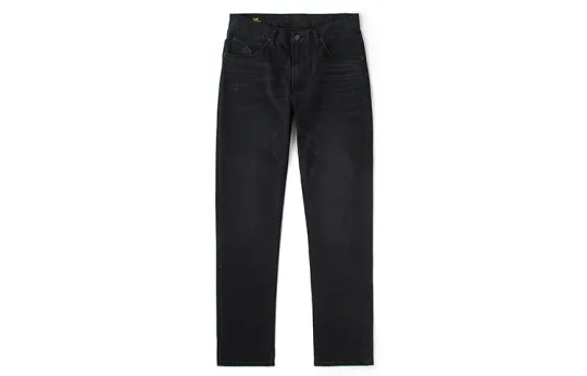 Lee Jeans Men's Black Moderate Straight Fit Pants