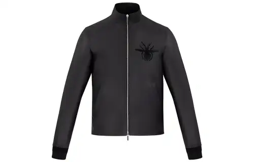 DIOR Leather Jacket Men's Black