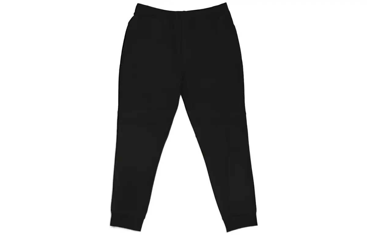 New Balance Knitted Sweatpants Men's Black Moderate Cuffed Pants