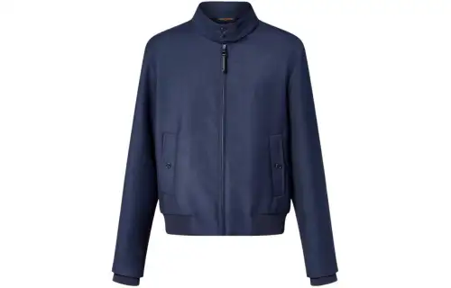 LOUIS VUITTON Wool Harrington Blouson