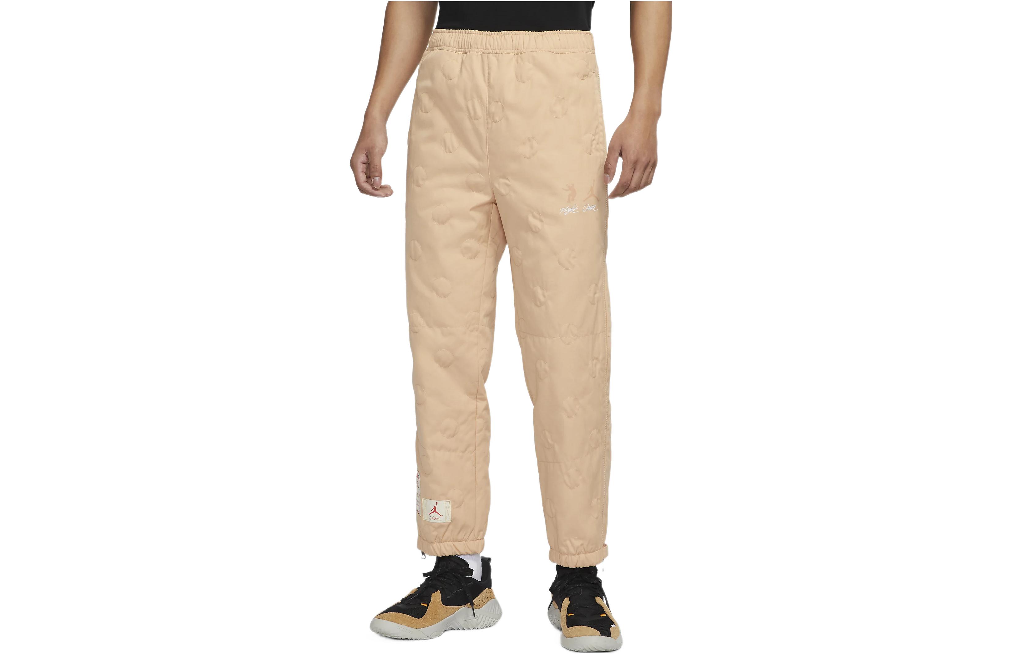 Jordan X Union joint model "Future Is Now" capsule collection SS22 solid color logo side zipper ankle knitted sweatpants Asian version men's khaki