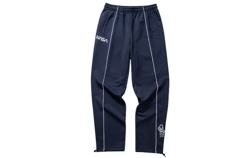 Anta x Nasa Sweatpants Unisex Dark Navy Blue