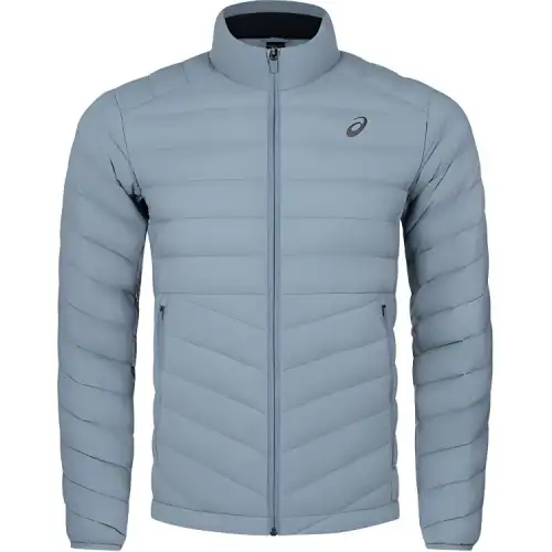 Asics Down Jacket Men's Gray Blue