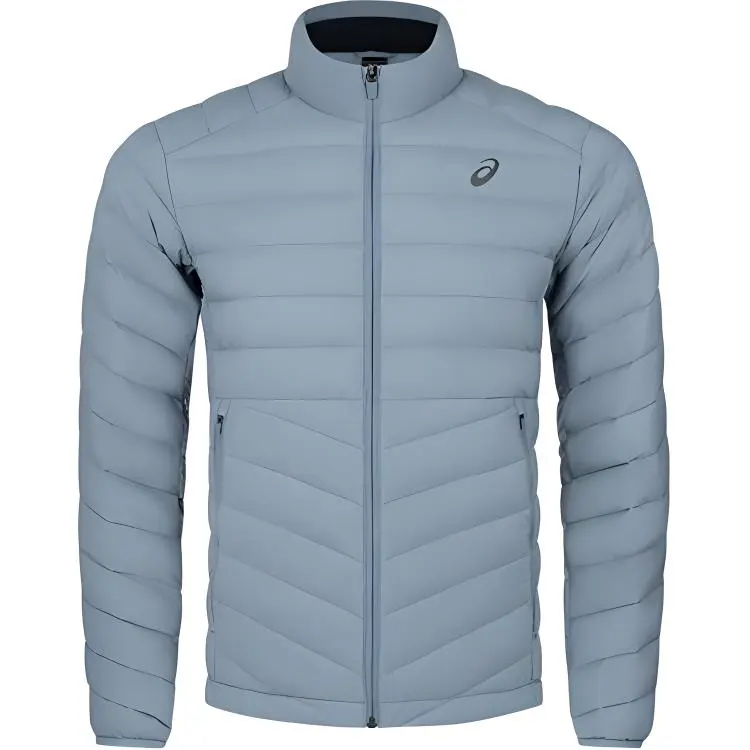 Asics Down Jacket Men's Gray Blue