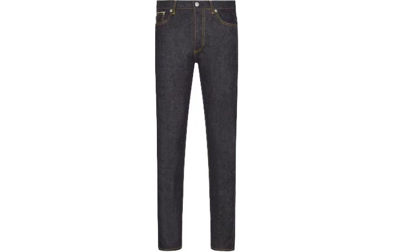 DIOR Dior × Sacai Logo Patch Pocket Slim Jeans Men's Black