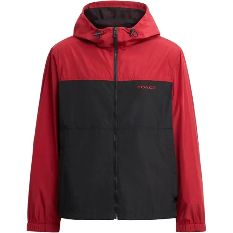 COACH FW24 Jackets & Coats Men's Black Red