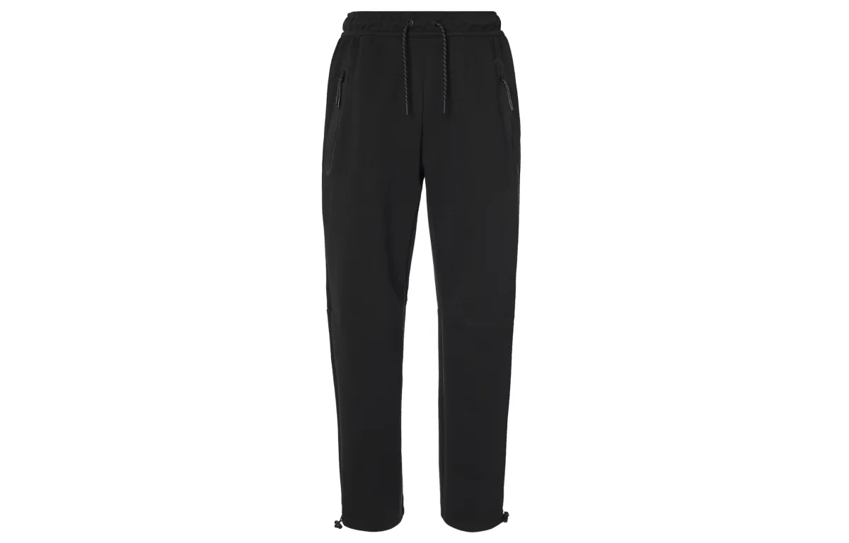 Nike Knitted Sweatpants Men's Black Moderate Cuffed Pants