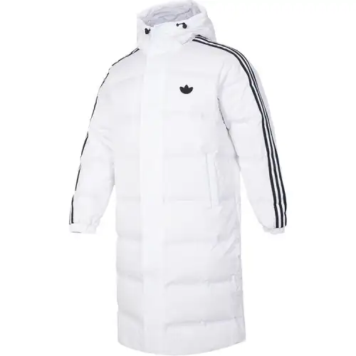 Adidas Originals Trefoil Collection Down Jacket Men's White