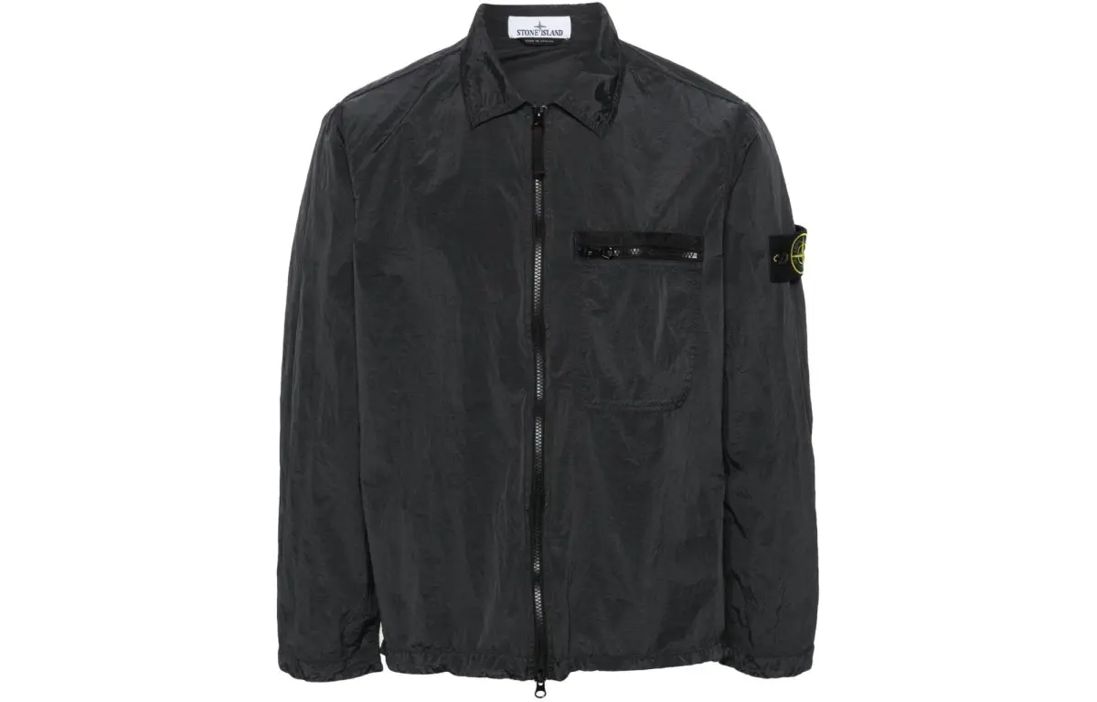 STONE ISLAND Metal Nylon Collection Jacket Men's Charcoal Black