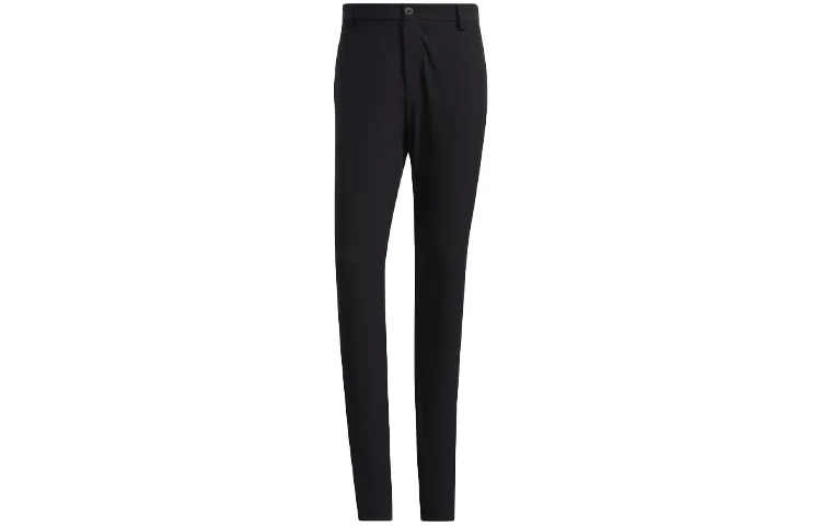 Adidas Knitted Sweatpants Men's Black Moderate Straight Fit Pants
