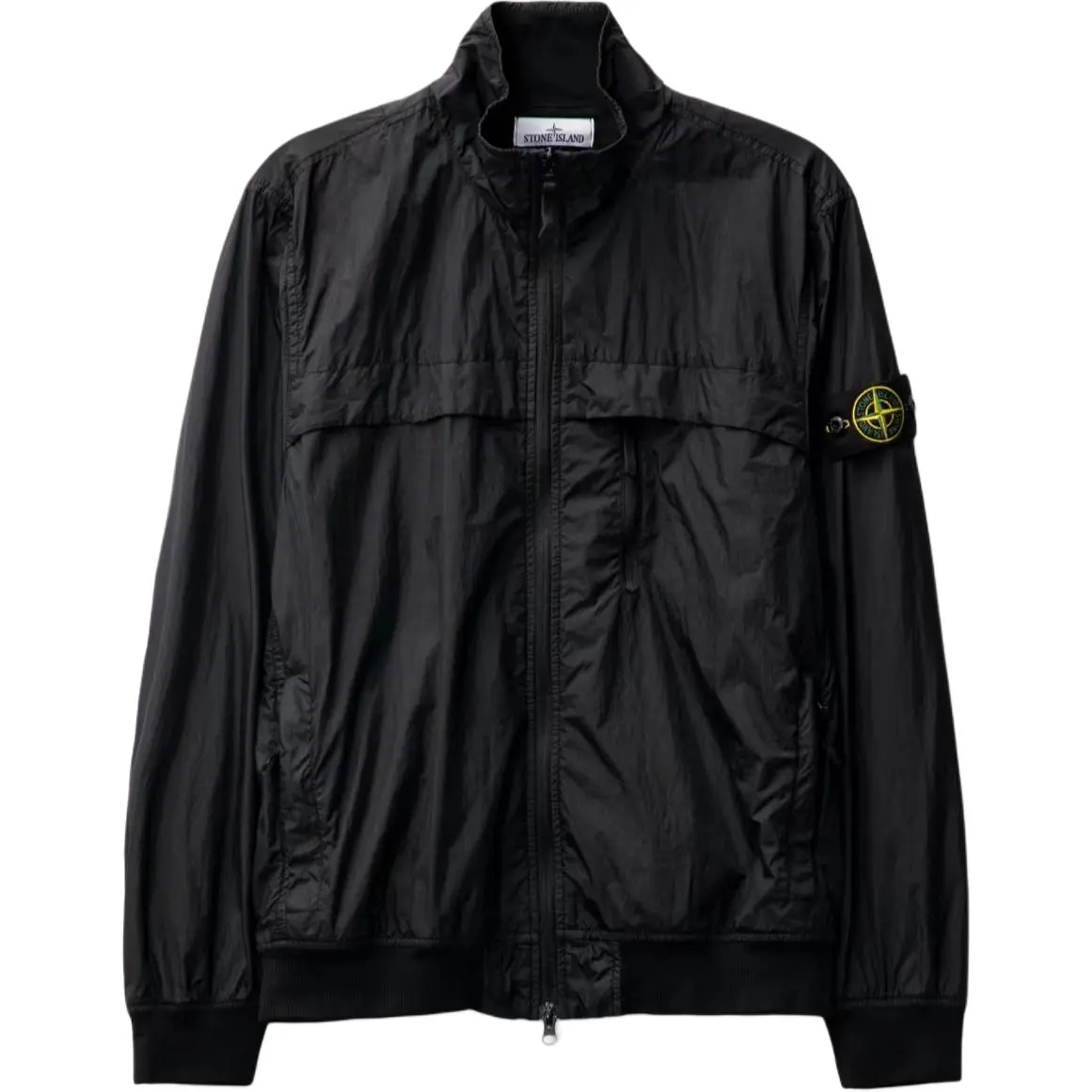 STONE ISLAND Compass-badge Crinkle Bomber Jacket