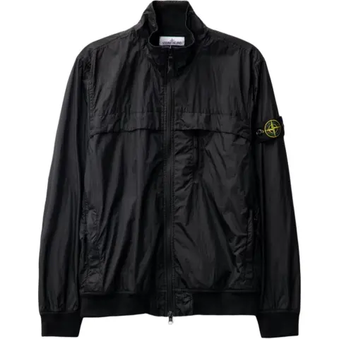 STONE ISLAND Compass-badge Crinkle Bomber Jacket