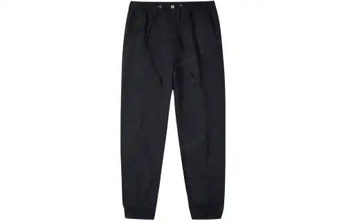 Converse Knitted Sweatpants Men's Black Moderate Cuffed Pants
