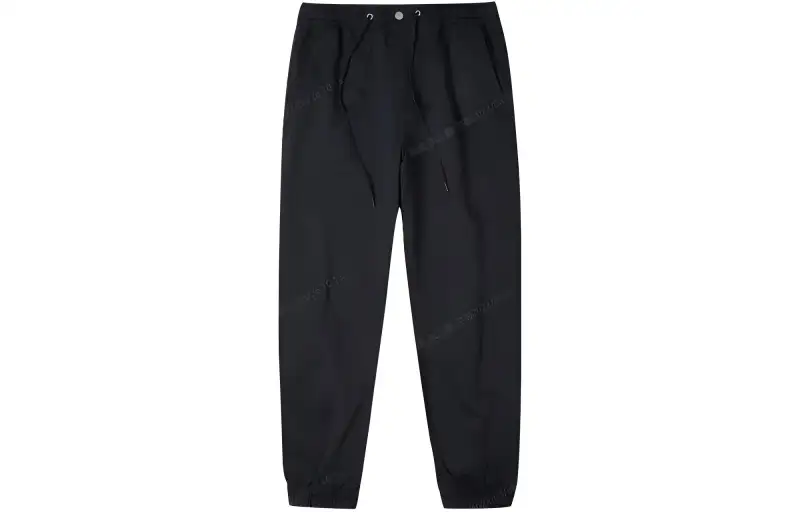 Converse Knitted Sweatpants Men's Black Moderate Cuffed Pants
