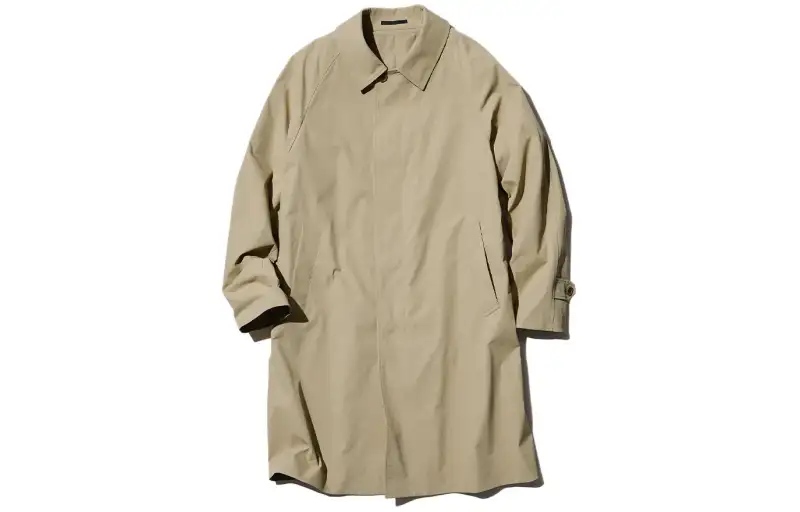 UNIQLO Trench Coat Men's Dark Beige