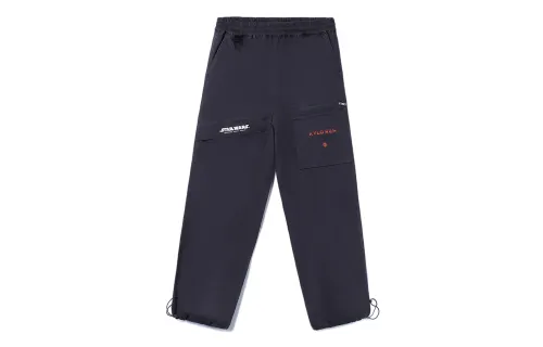 Li Ning Disney Cargo Pants Unisex Dark Purple Gray
