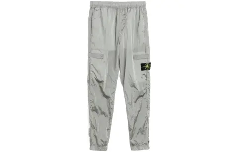 STONE ISLAND Knitted Sweatpants Men's Ice