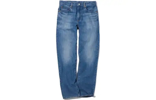 UNIQLO Jeans Unisex Lake Blue Moderate Straight Fit Pants