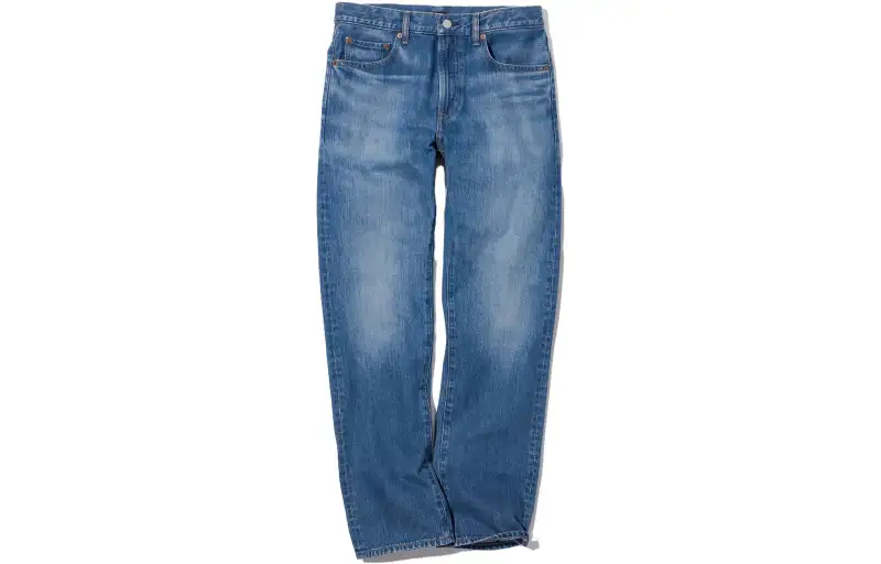 UNIQLO Jeans Unisex Lake Blue Moderate Straight Fit Pants