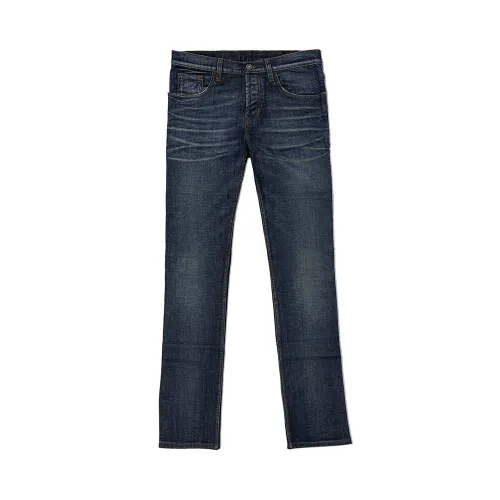GUCCI Jeans Men's Blue Moderate Straight Fit Pants
