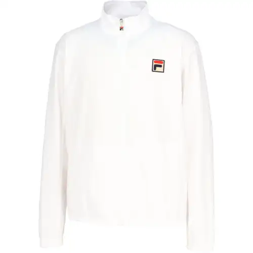 FILA Jackets Men's White Stand Collar Moderate Other
