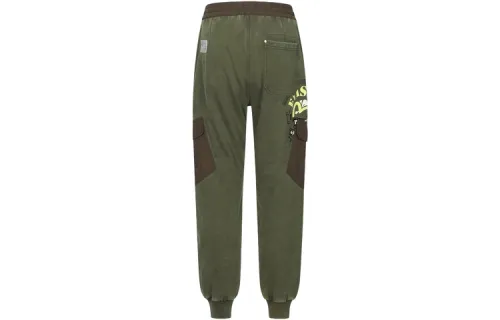 EVISU Cargo Pants Men's Light Army Green Moderate