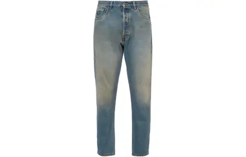 PRADA Jeans Men's Light Blue Moderate Straight Fit Pants