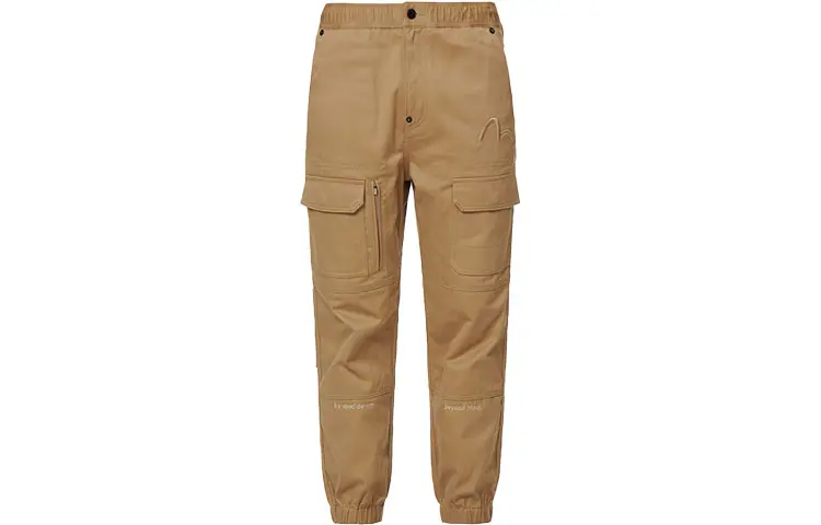 EVISU SS22 Casual Pants Men's Sand