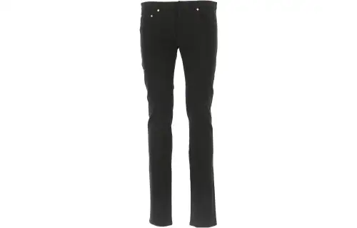 DIOR Jeans Men's Black Moderate Slim Fit Pants