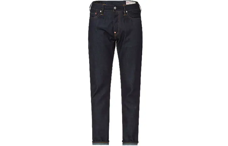EVISU Jeans Men's Denim Blue Moderate Tapered Pants