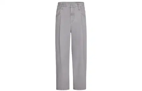 LOUIS VUITTON New Quarterly Products Of LV Jeans Men's Gray Moderate Wide Leg Pants