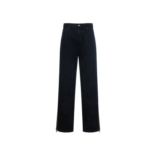 LOUIS VUITTON Monogram Detail Carpenter Denim Pants