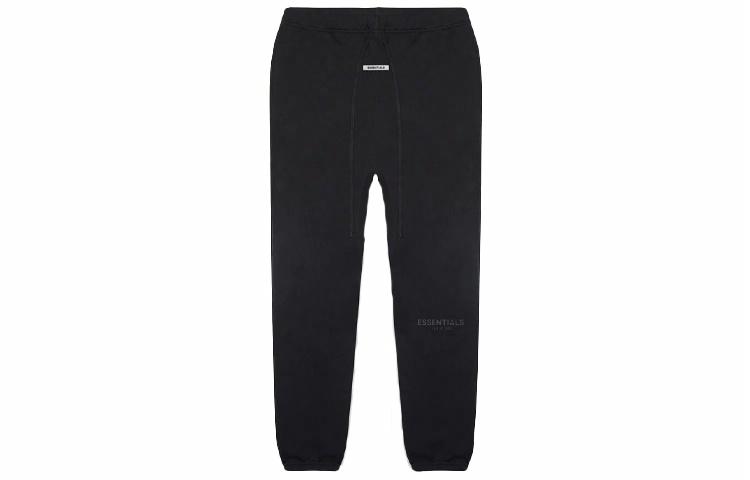 Штаны Fear of God Essentials FW20 Sports Trousers Black (черные) — фото 1