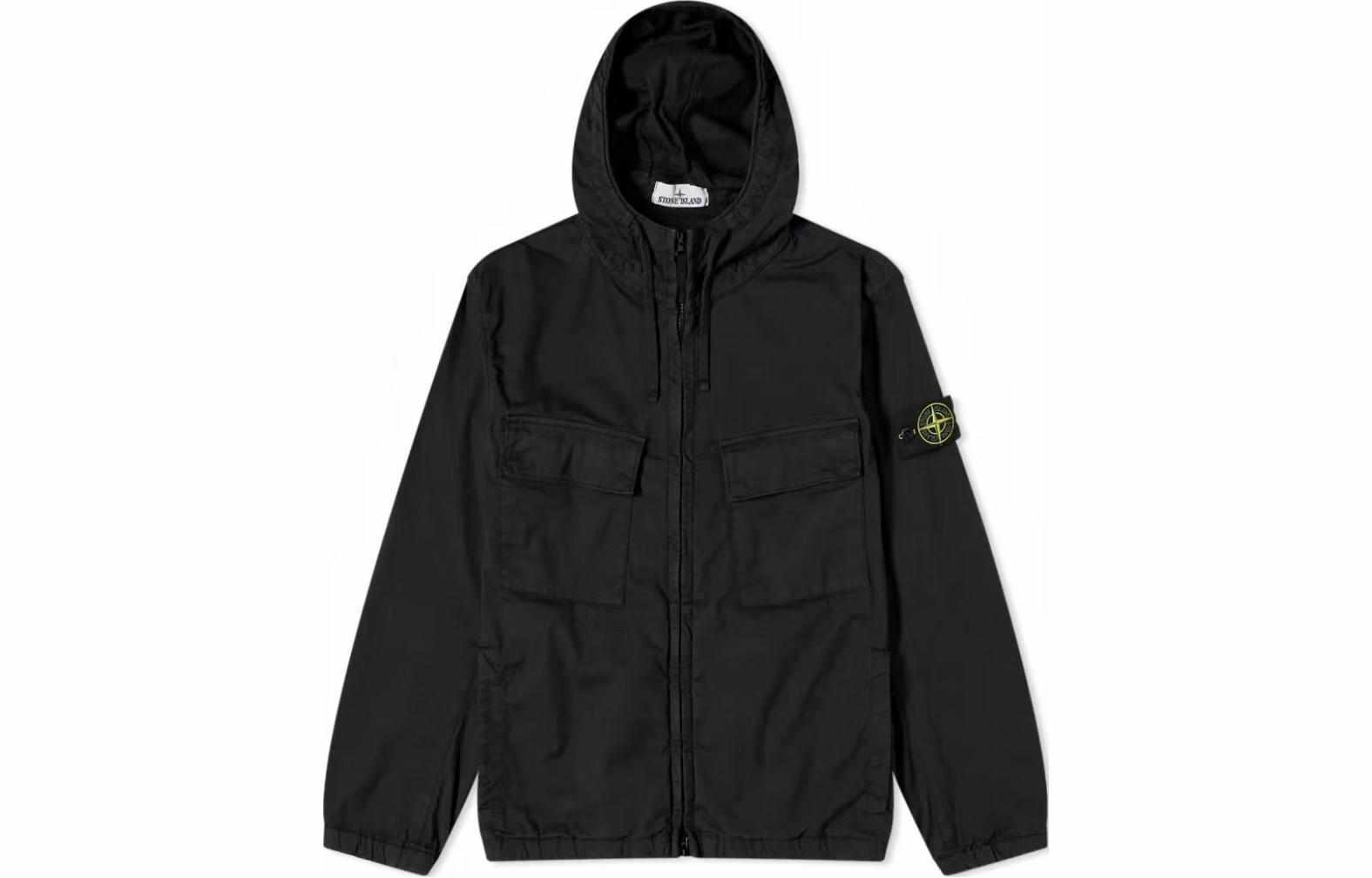 Мужская куртка STONE ISLAND Logo (оливковая)