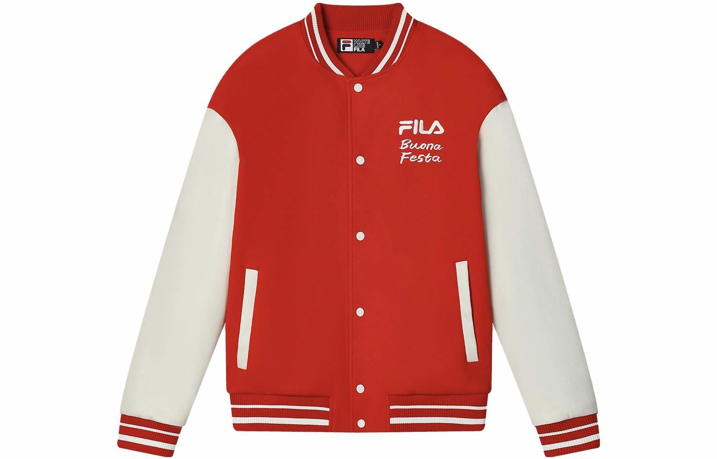 Мужская куртка Fila Long Dragon (красная)